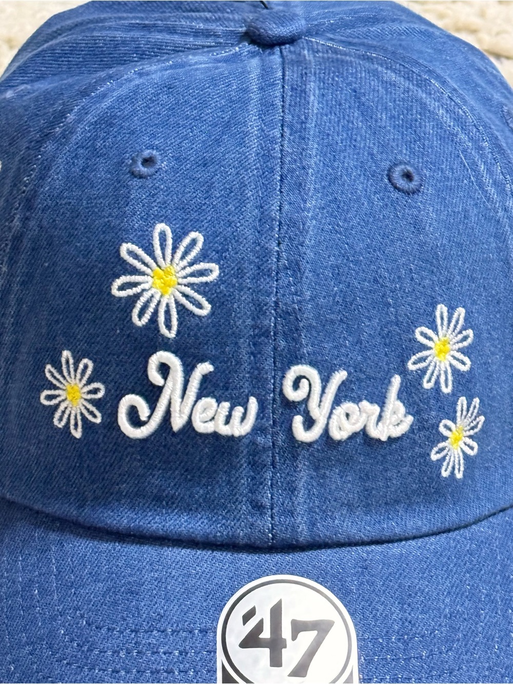 NEW 47 Brand New York Denim Cleanup Hat - Picture 4 of 5